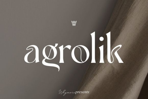 Agrolik: A Designer’s Take on This Distinctive Serif