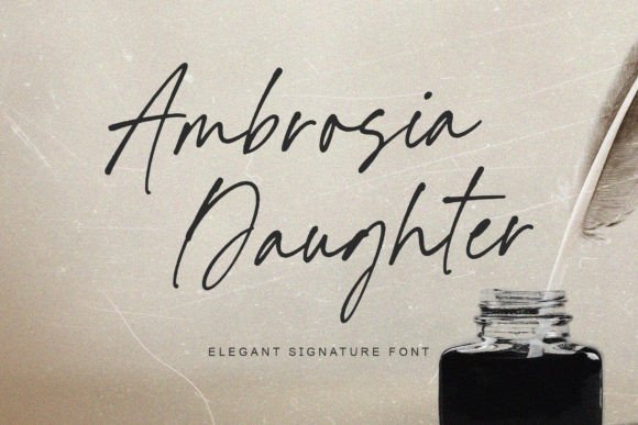 Ambrosia Daughter Font: A Sweet Touch for Professional Branding