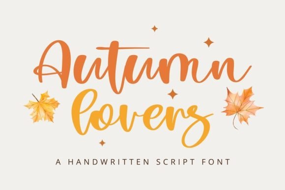 Autumn Lovers: A Handwritten Font That Warms Your Editorial Design