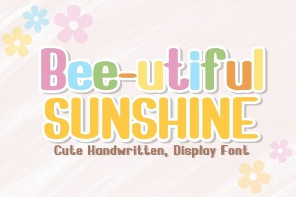 Bee-utiful Sunshine: A Handwritten Script Font for Modern Web Design