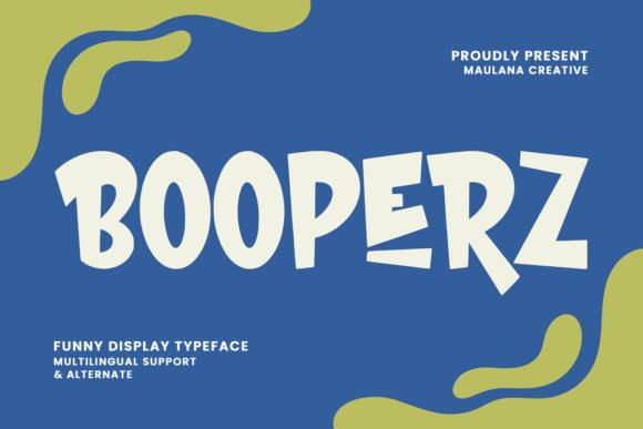 Booperz: A Fun Display Typeface That Brings Personality to Handmade Designs