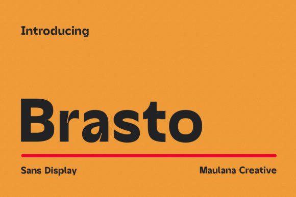 Brasto: A Modern Sans Serif Font for Digital Designers