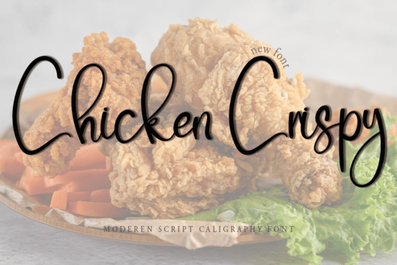 Chicken Crispy: A Friendly Script Font for Modern Editorial Design