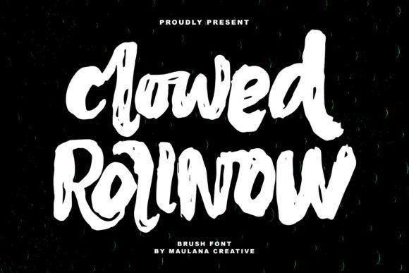 Clowed Rollnow: A Handmade Brush Font That Brings Warmth to Brand Design
