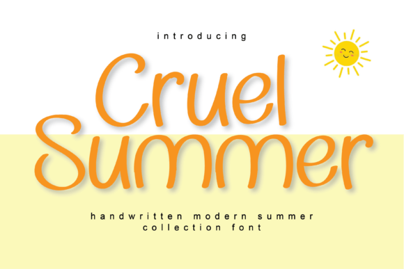 Cruel Summer: A Handwritten Font with Editorial Elegance