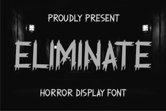 Eliminate: A Spooky Display Font That Elevates Halloween Branding