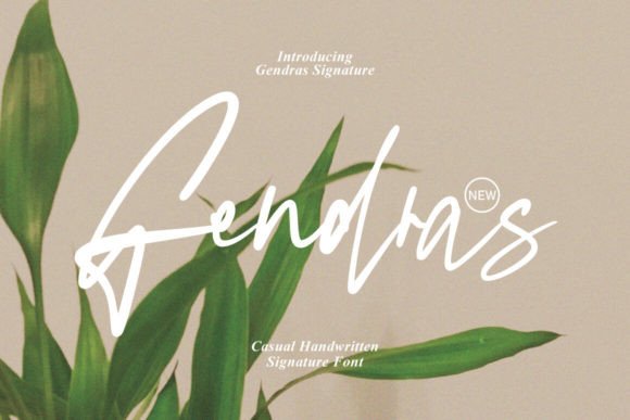 Gendras: A Handwritten Script Font That Elevates Editorial Design