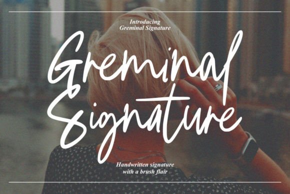 Greminal Signature Font: Elevate Your Brand with Elegant Typography