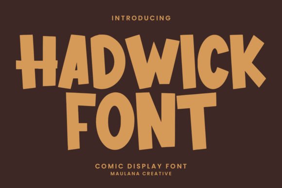 Hadwick: A Bold Display Font That Elevates Small Business Branding