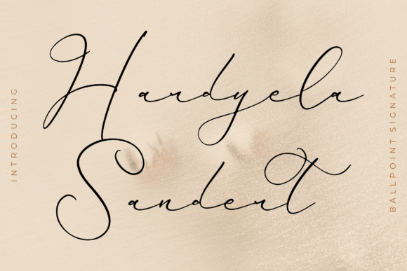 Hardyela Sandert: A Luxurious Script Font That Elevates Small Business Branding