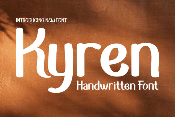 Kyren Font: A Handwriting Touch for Polished Branding