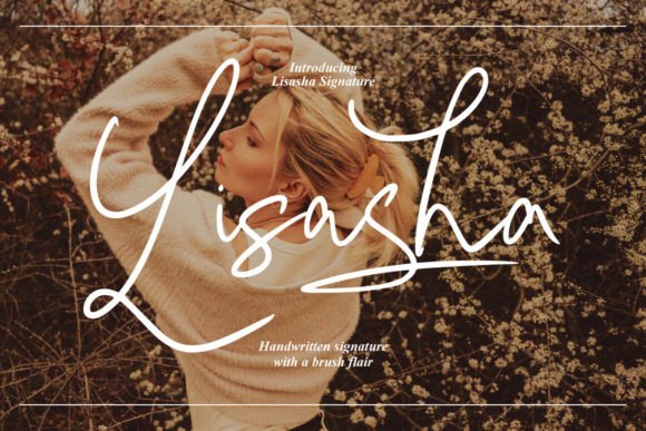 Lisasha: A Handwritten Script Font for Elegant Editorial Design