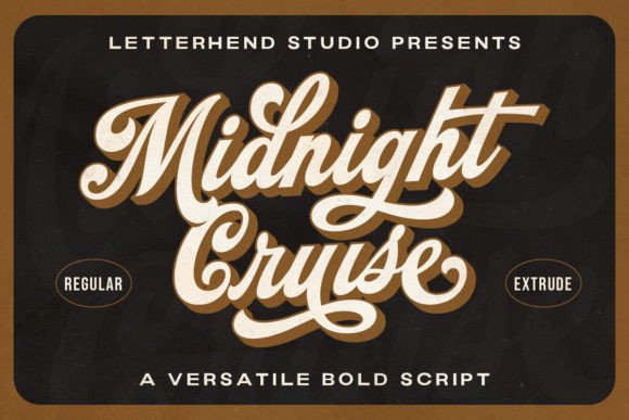 Midnight Cruise Font: A Bold Script for Digital Branding