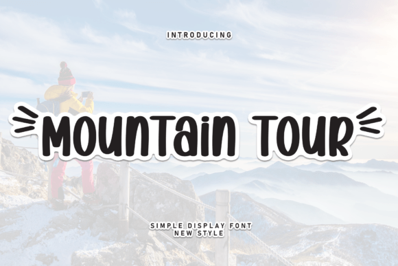 Mountain Tour: A Handwritten Font for Editorial Design and Digital Publishing