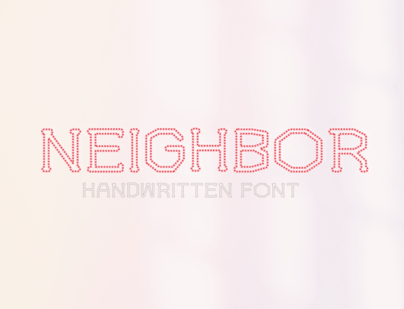Neighbor Font: Adding Personality to Campaign Visuals with Style