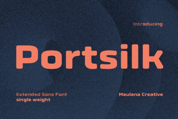 Portsilk: A Bold Display Font for Modern Editorial Design