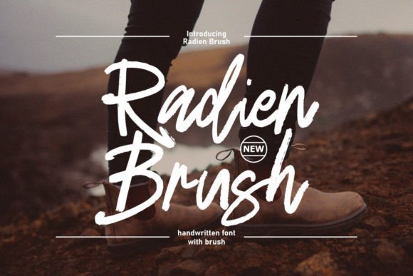 Radien Brush: A Typeface with Editorial Charm