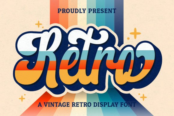 Retro Script: A Vintage Handwritten Font for Crafters and Makers