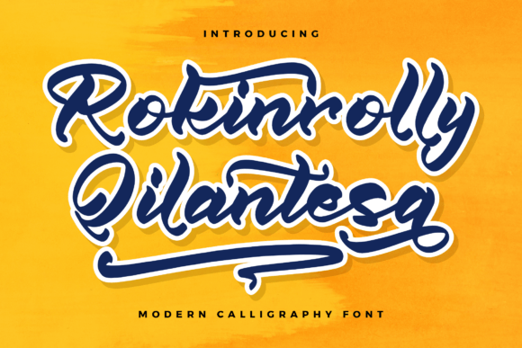Rokinrolly Qilantesa: A Modern Calligraphy Font That Elevates Brand Identity