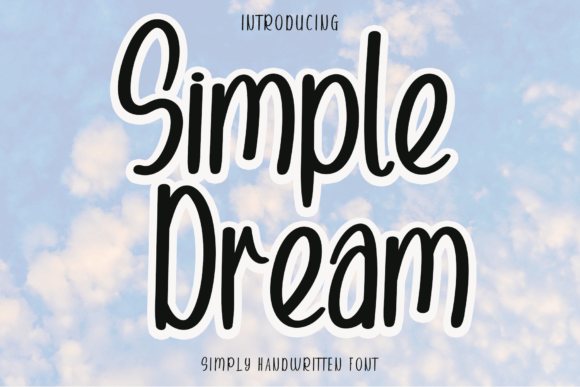 Simple Dream: A Friendly Handwritten Font for Modern Web Design