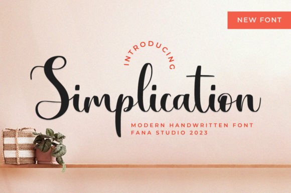 Simplication: A Script Font That Elevates Modern Branding