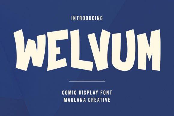 Welvum: The Comic Display Font That Gave My Small Business a Bold New Look